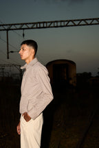 COLLARED TWILL JACKET