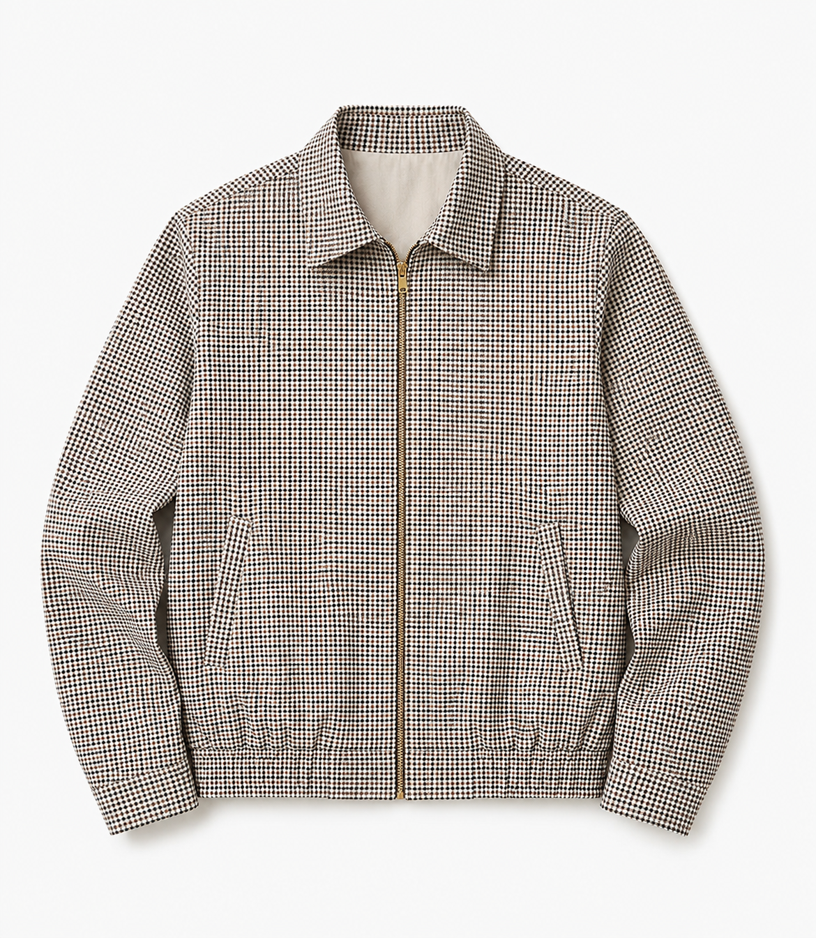 COLLARED TWILL JACKET