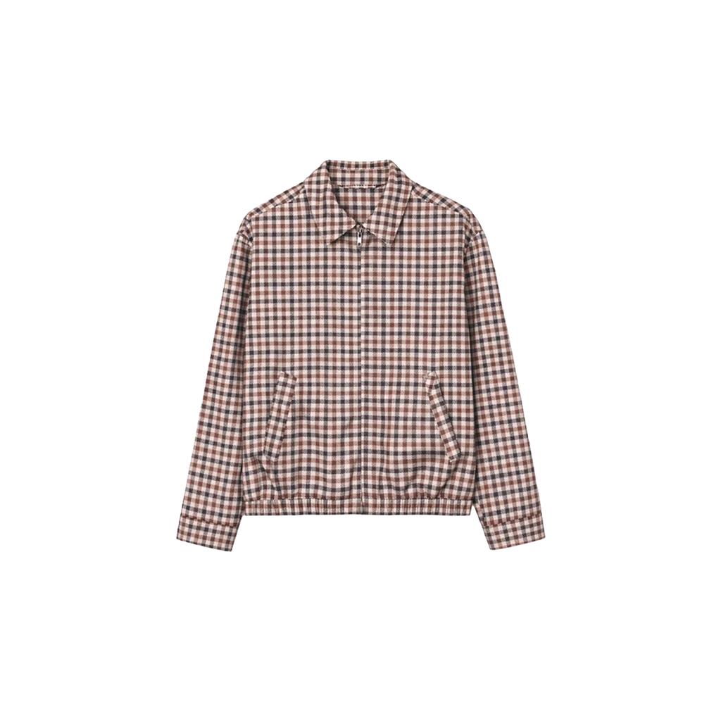 COLLARED TWILL JACKET
