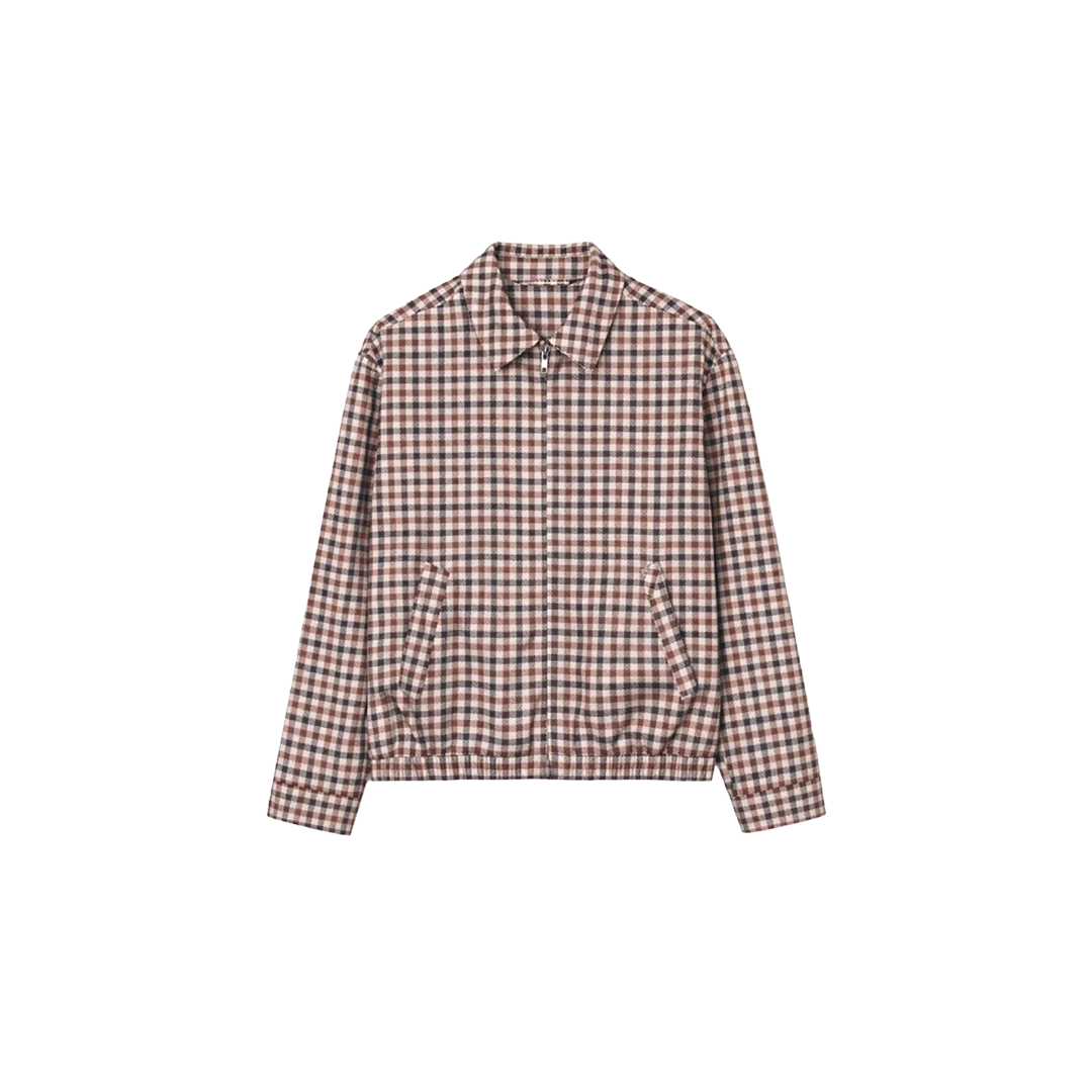 COLLARED TWILL JACKET