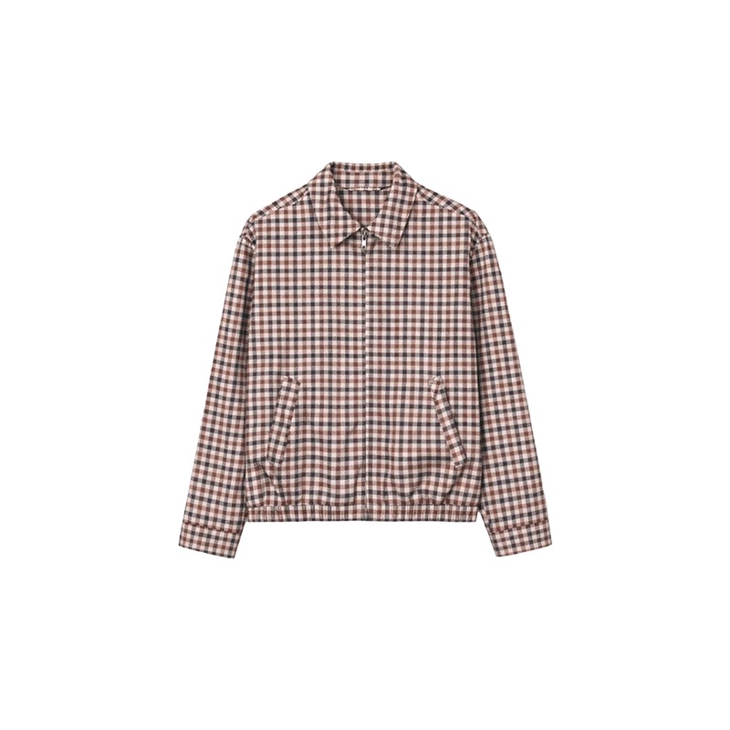 COLLARED TWILL JACKET
